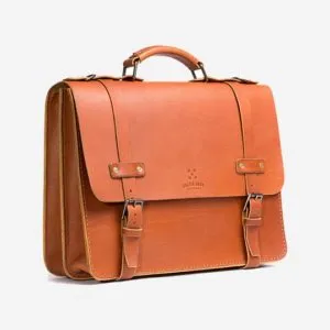 Leather & Brass Tote